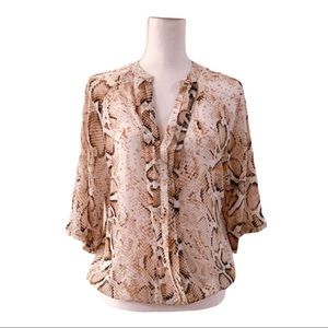 $5 BLOWOUT! a.n.a Snake Print Blouse